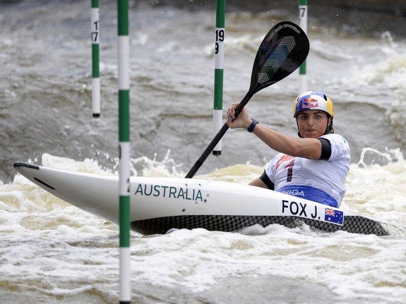 Australia's Jessica Fox will take impressive form with her to the Tokyo Olympics next month.