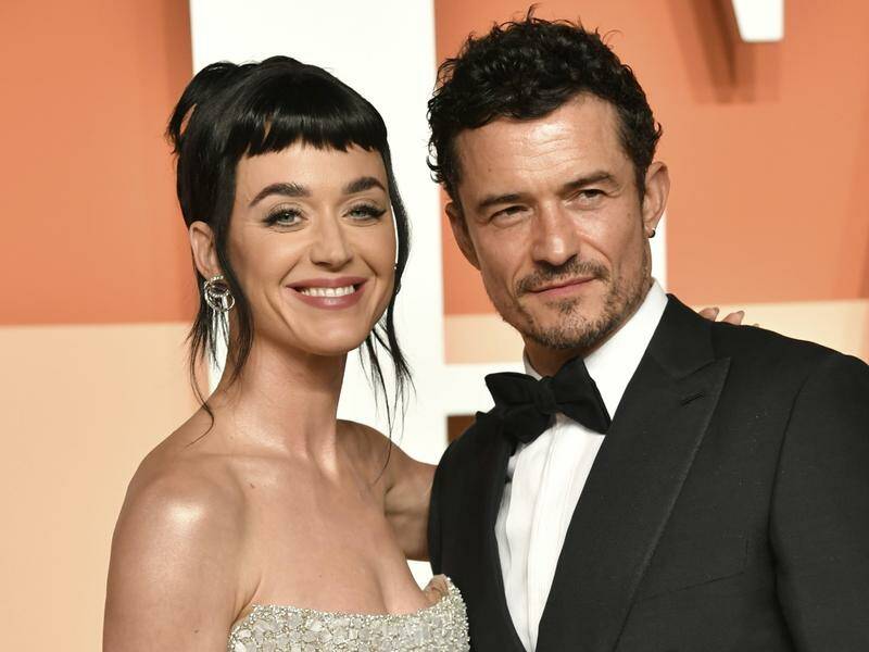 Orlando Bloom says he's grateful for the time he had with former partner Katy Perry. Photo: AP PHOTO