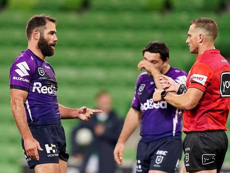 Melbourne skipper Cameron Smith admits Canberra adjusted better to the NRL's new one-referee system.