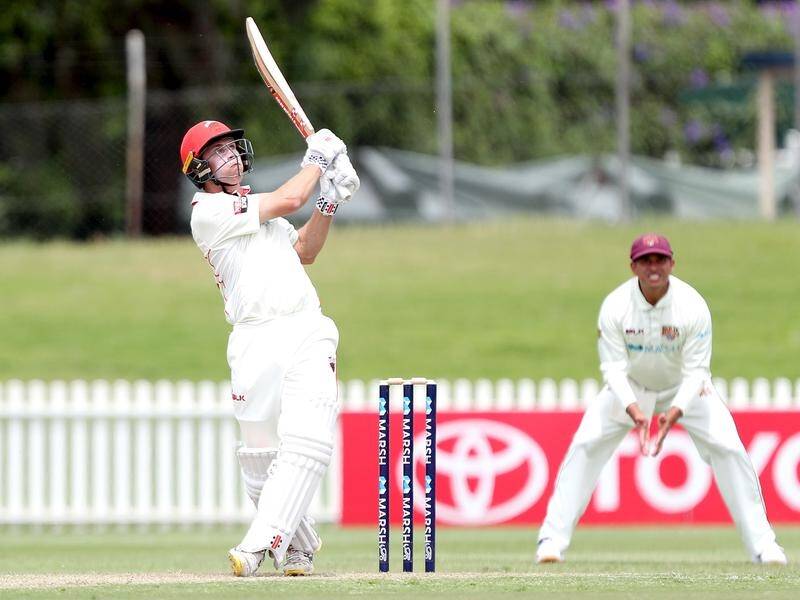 Henry Hunt made his second Sheffield Shield ton for 2020-21 in South Australia's draw with Victoria.