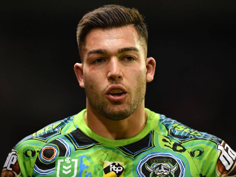 Raider Nick Cotric became the first player sent off this NRL season and could be banned for a month.