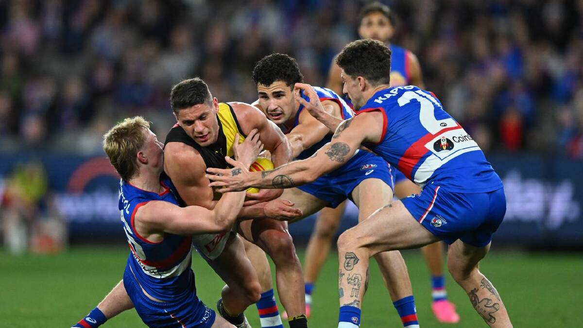Western Bulldogs dominated Richmond this weekend. (James Ross/AAP PHOTOS) Western Bulldogs dominated Richmond this weekend. (James Ross/AAP PHOTOS)