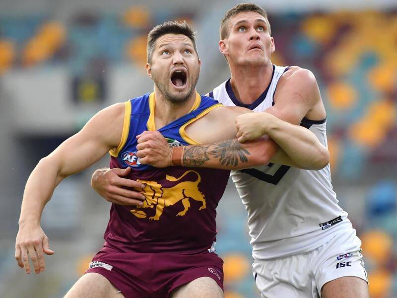 Lions ruckman Stefan Martin could return from a long-term back injury for the clash with Carlton.