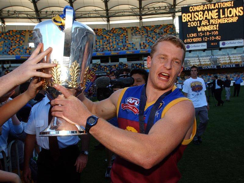 Michael Voss captained Brisbane in four straight AFL grand finals, winning three flags in a row.