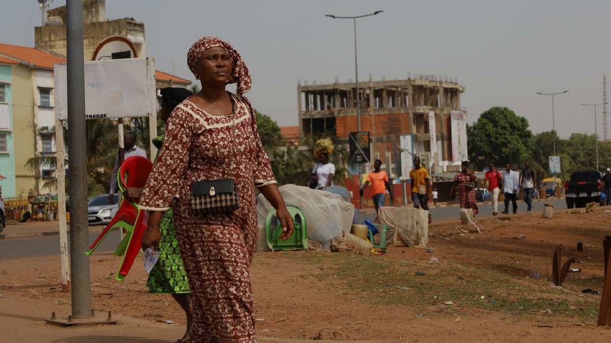 Bissau remains quiet, with businesses and banks closed after the military seized power. (AP PHOTO)