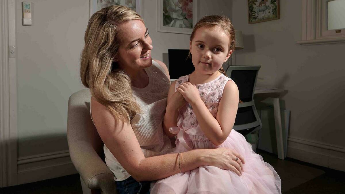 Marcelle Cooper, with five-year-old daughter Skye, is urging parents with symptoms to seek help. (Flavio Brancaleone/AAP PHOTOS) Marcelle Cooper, with five-year-old daughter Skye, is urging parents with symptoms to seek help. (Flavio Brancaleone/AAP PHOTOS)
