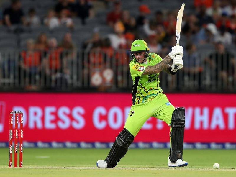 Sydney Thunder opener Alex Hales has been nominated as a prime threat by the Hobart Hurricanes.