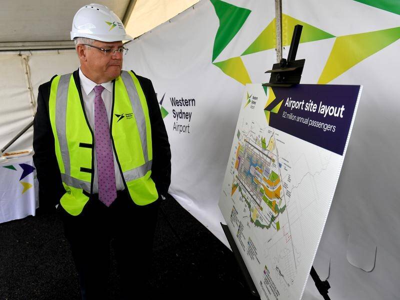 Scott Morrison says construction on the metro line from Western Sydney Airport will start in 2020.