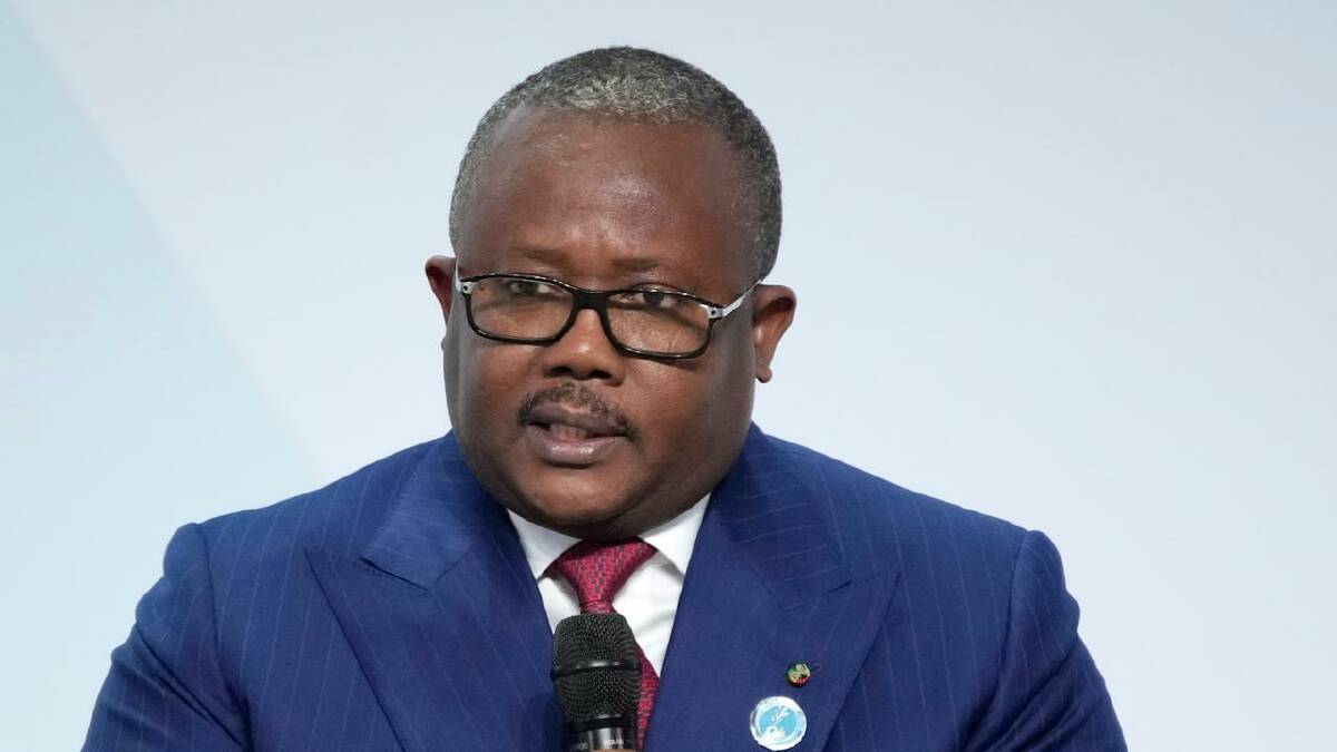 Ousted Guinea-Bissau President Umaro Sissoco Embalo has fled to Senegal. (AP PHOTO)