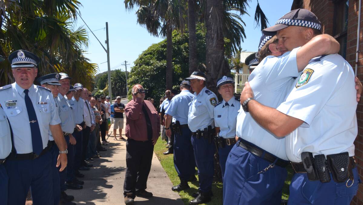 Photos from the farewell ceremony of Sgt Stephen Mawson