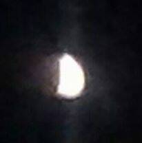 FROM BENDIGO: Carley Davis of Bendigo, Victoria formerly of Narooma sent us her pic of the lunar eclipse – thanks Carley!