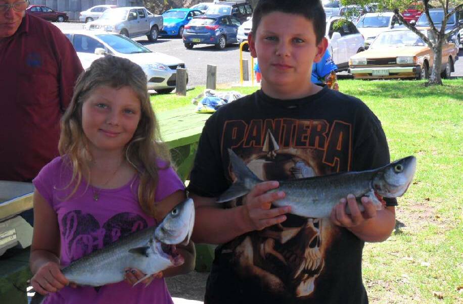 NEW KIDS: Adam and Clare Giffen have joined the Bowlo fishing club.
 