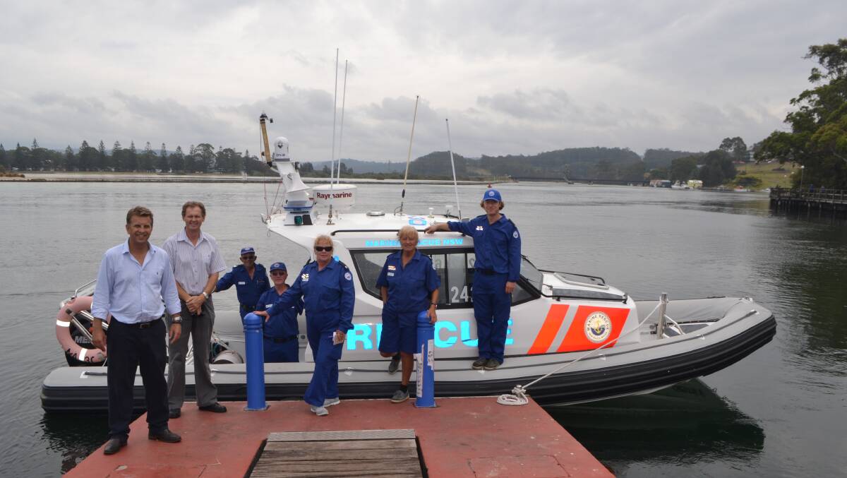 NAROOMA 30: Narooma 30 is about to be replaced with a new larger 10-metre RHIB rescue boat.