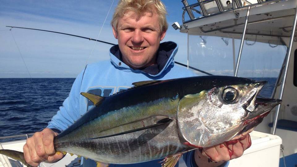 Yellowfin tuna from offshore Narooma caught on the Nitro today...
