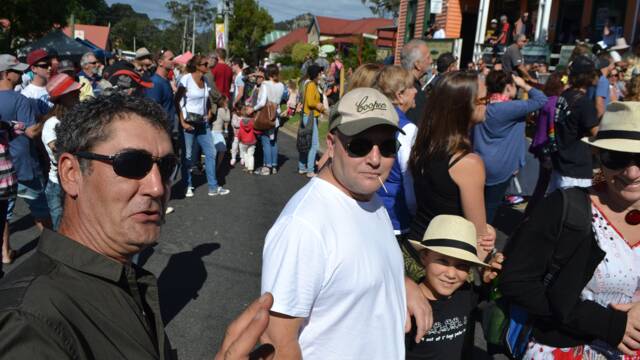 TILBA FESTIVAL: Tony Colom of Narooma reacts to getting his photo taken!