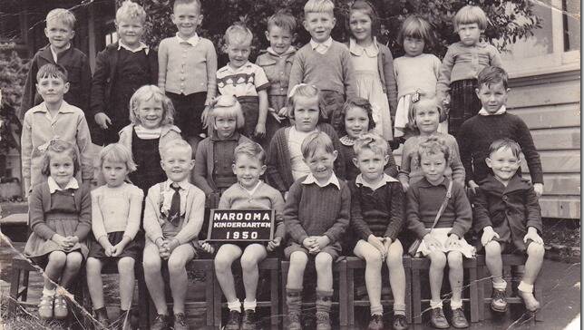 CLASS OF 50: The kindergarten class of 1950. The committee knows who these people are, but who can find themselves! 