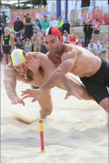 AUSTRALIAN CHAMPION: Narooma’s Justin Bennett won two gold medals in the beach sprint and beach flags.