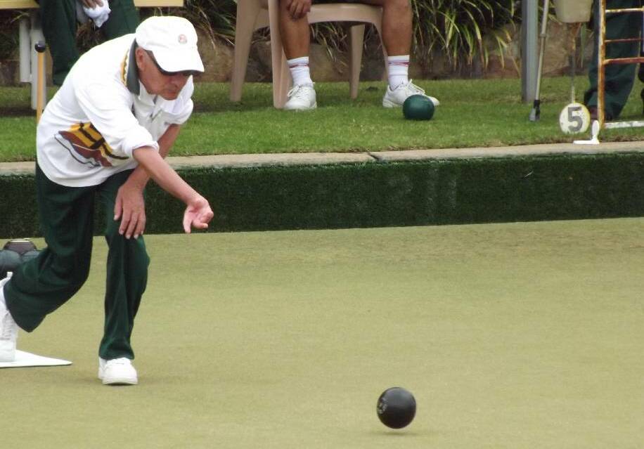 TUROSS BOWLS: Julian Penny assisted the Tuross team in their win on the weekend.