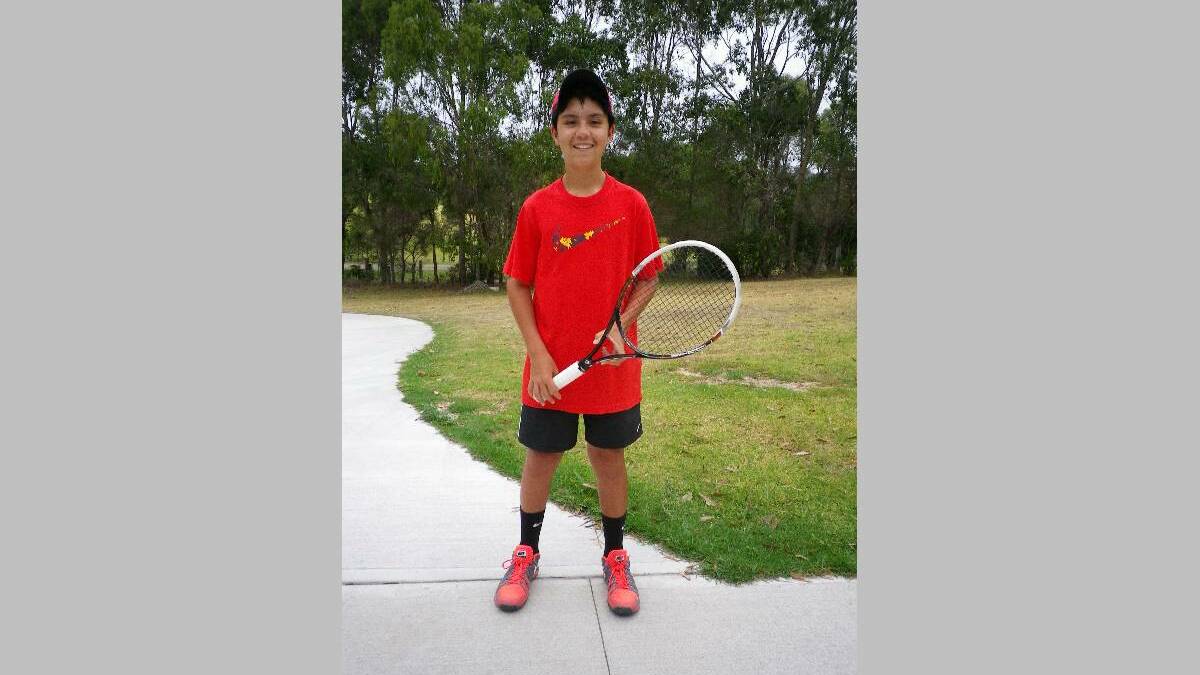 TENNIS STAR: Blake Austin-Tock from Bermagui Country Club was undefeated at the NSW Combined High Schools Tennis Trials in Wollongong on Tuesday, February 11. He was named the South Coast 15s Champion.