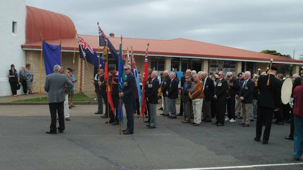 LEST WE FORGET: The 2014 Narooma ANZAC Day parade from the Narooma Information Centre to the War Memorial at Club Narooma.