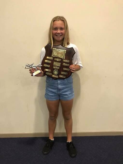 Narooma Nipper of the Year Halle Constable.