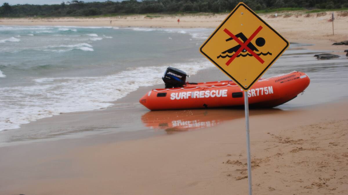 The RMS has issued a strong surf warning for the Far South Coast.