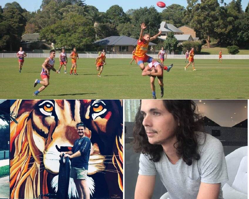 Clockwise from top: New Lions recruit Michael Talbott attempts a screamer; Chris Prater comes to the club from Eastlake; David Lucas joins the Lions in 2018.