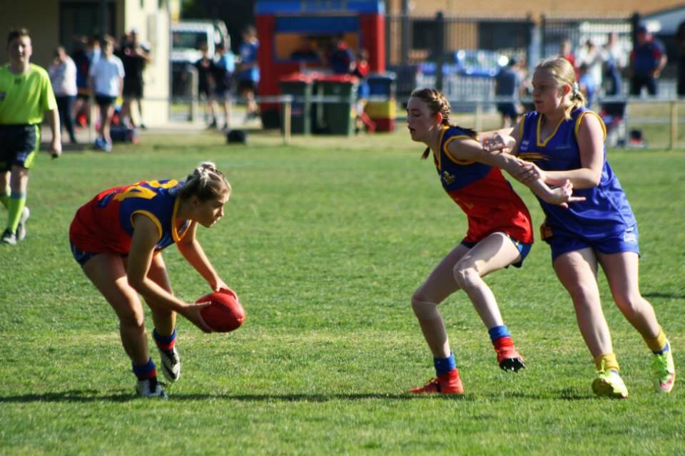 WINNERS: The Narooma Lions womens' side locked up the minor premiership with a 24-point win over Bermagui. Photo: Kim Harris.