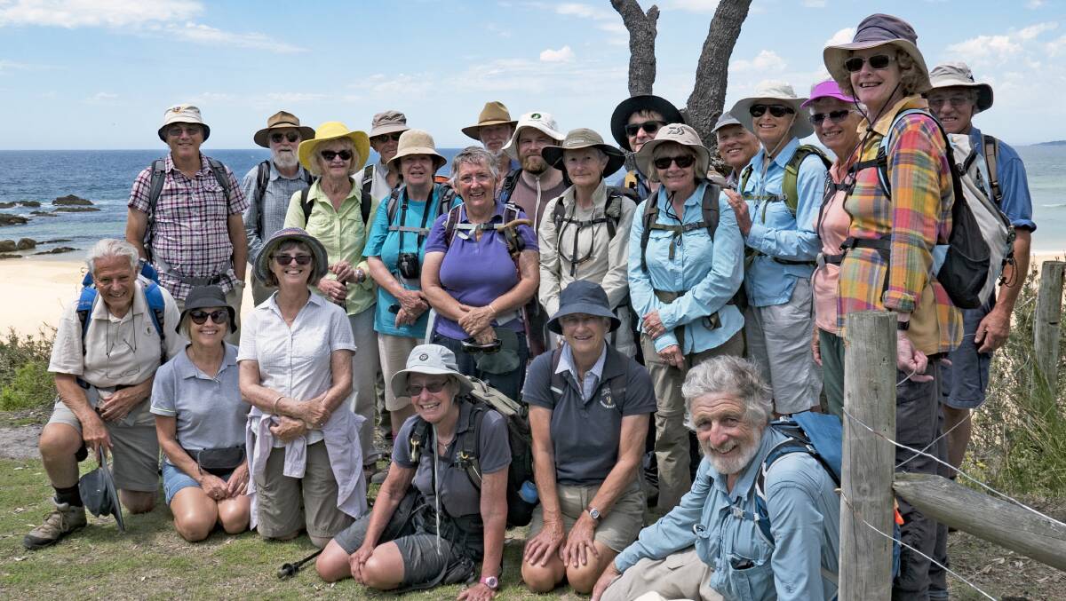 The Dalmeny Narooma Bushwalkers enjoy their penultimate trek of the year.