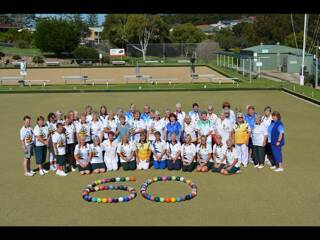 Members of the Tuross Head Women's Bowls Club celebrate their 60th anniversary on April 9.
