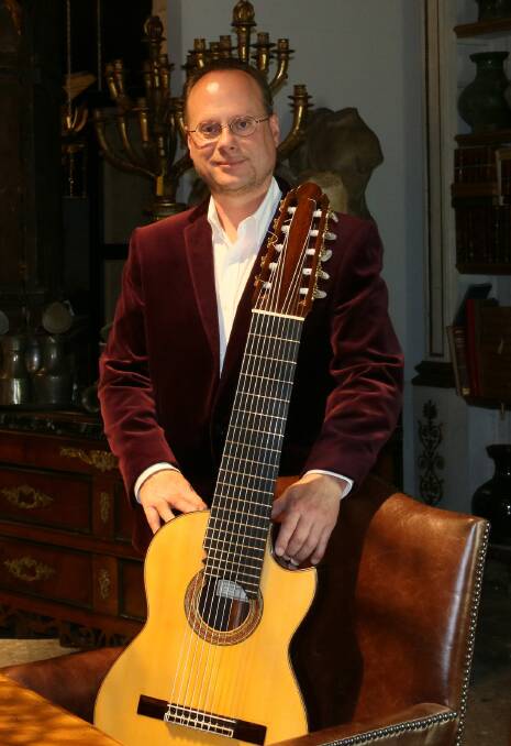 Matthew Fagan will bring his live show 'Guitarra' to St. Paul's Anglican Church.