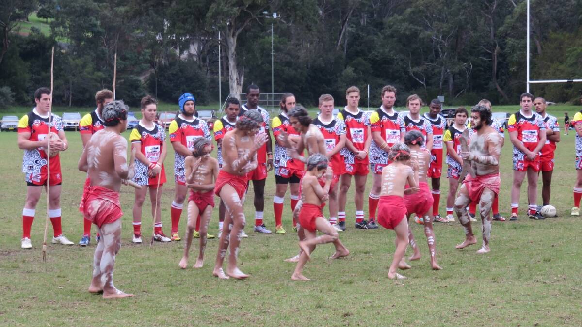 PROUD HERITAGE: Young dancers perform a traditional routine during a previous Indigenous Round.