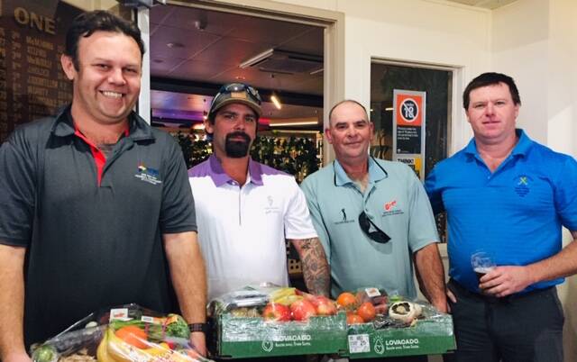 WINNERS: Shaun Jones, Steven Jones, Shaun Kennedy, and John Harney took out the ninth annual Legacy Golf Day.