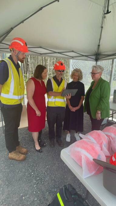 NSW Minister for Climate Change and Energy, Penny Sharpe, along with State Member for the South Coast Liza Butler and Federal Member for Gilmore, Fiona Phillips got to "flick the switch" on what is the state's first community microgrid recently. Picture supplied 