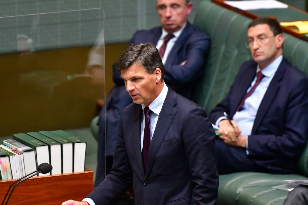 Opposition treasury spokesman Angus Taylor. Picture: Elesa Kurtz Opposition treasury spokesman Angus Taylor. Picture: Elesa Kurtz