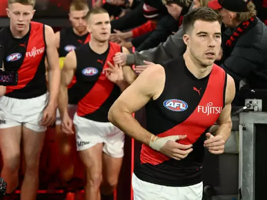 Zach Merrett has decided not to lead the Bombers in the 2026 AFL season.  Photo: Joel Carrett/AAP PHOTOS