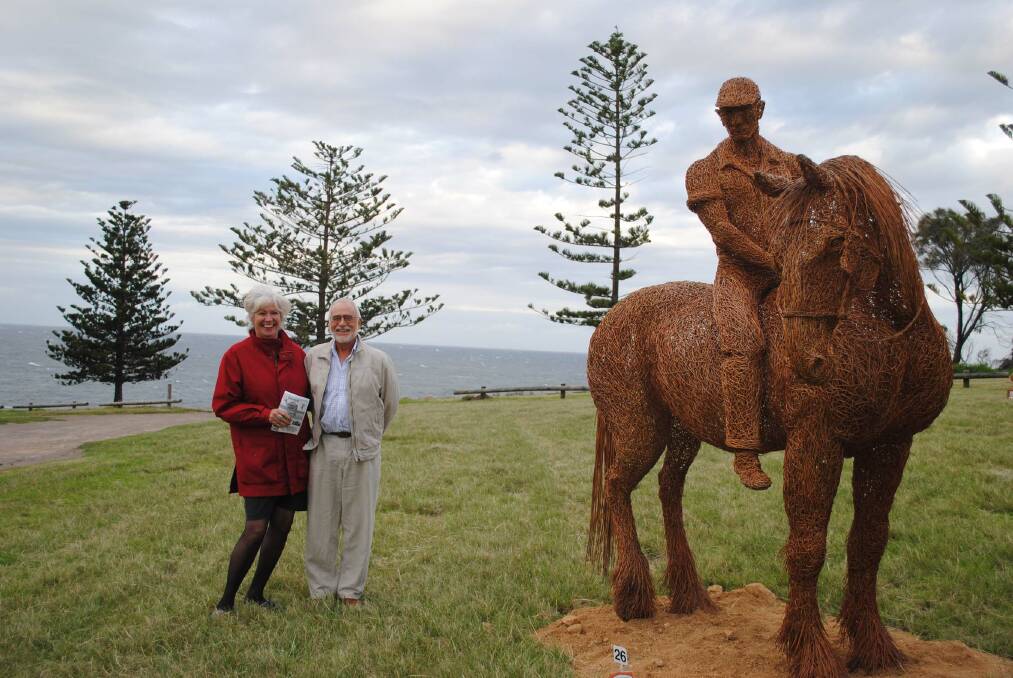 SCULPTURE ON THE EDGE: Bermagui’s Sculpture on the Edge exhibition includes large works on the headland, small sculptures in the Community Hall, as well as a public symposium and children’s workshops.