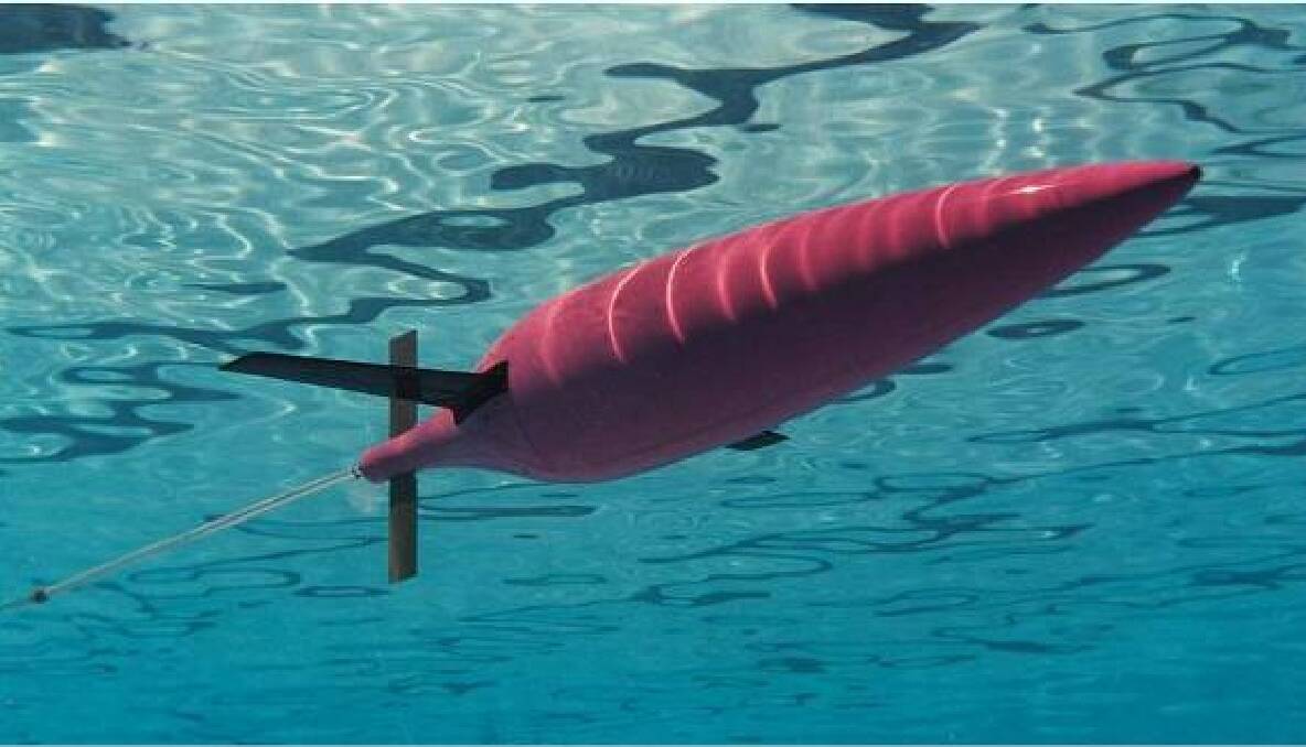 IN ACTION: An artist impression of how the seaglider travels through the ocean....