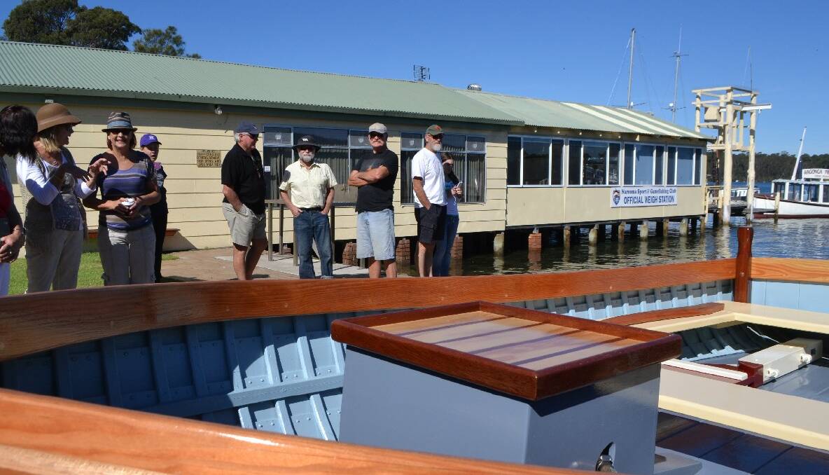 ONTO WAGONGA: More scenes from the Narooma Centre for Wooden Boats launch....